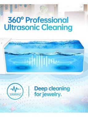 New Ultrasonic Jewelry Cleaner - great for jewelry, coins, glasses and watches!